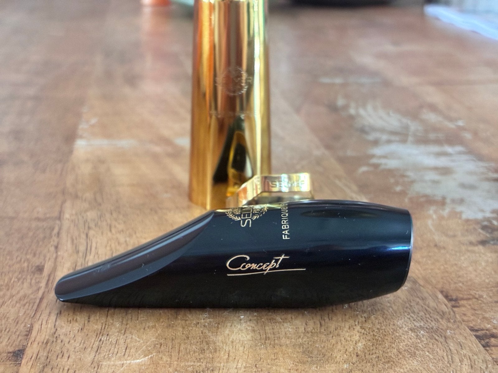 Selmer Concept mondstuk altsaxofoon incl. binder en cap, Ophalen of Verzenden, Zo goed als nieuw, Houtblazer