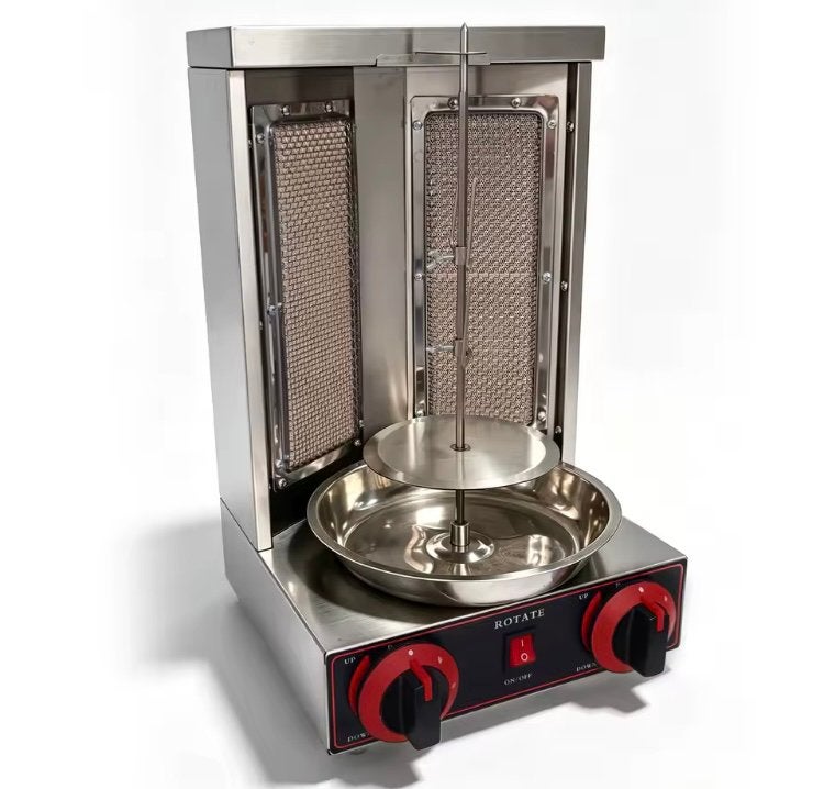 Professionele gas grill doner kebab shoarma gyros kip nieuw, Overige typen, Ophalen of Verzenden, Nieuw, Metaal