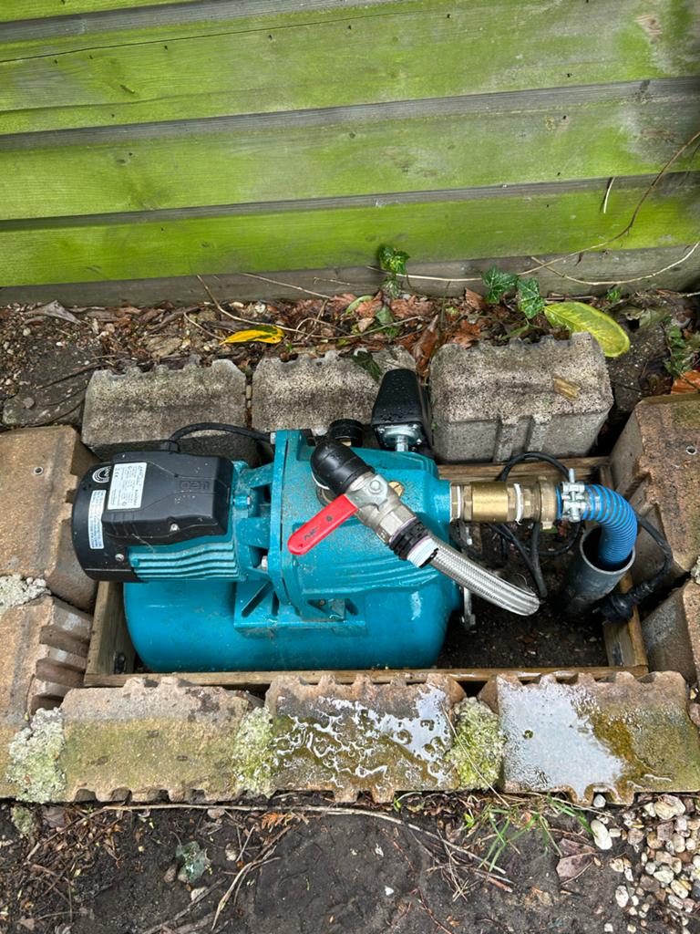 LEO AJM 75a3 hydrofoorpomp, Tuin en Terras, Waterpompen, Ophalen of Verzenden, Gebruikt, Hydrofoorpomp