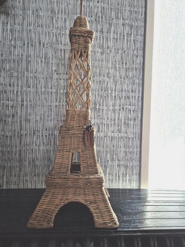 riviera maison rattan eifeltoren 67 cm hoog zgan, Ophalen, Zo goed als nieuw, Minder dan 100 cm