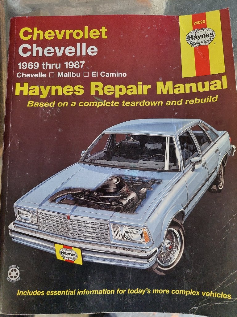 Haynes Chevelle repair book, Ophalen of Verzenden