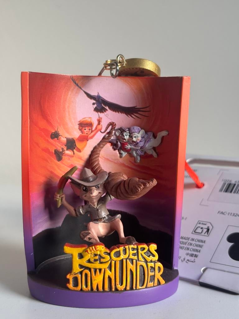 Disney Sketchbook ornament Rescuers Reddertjes, Verzamelen, Ophalen of Verzenden, Overige figuren, Zo goed als nieuw, Beeldje of Figuurtje
