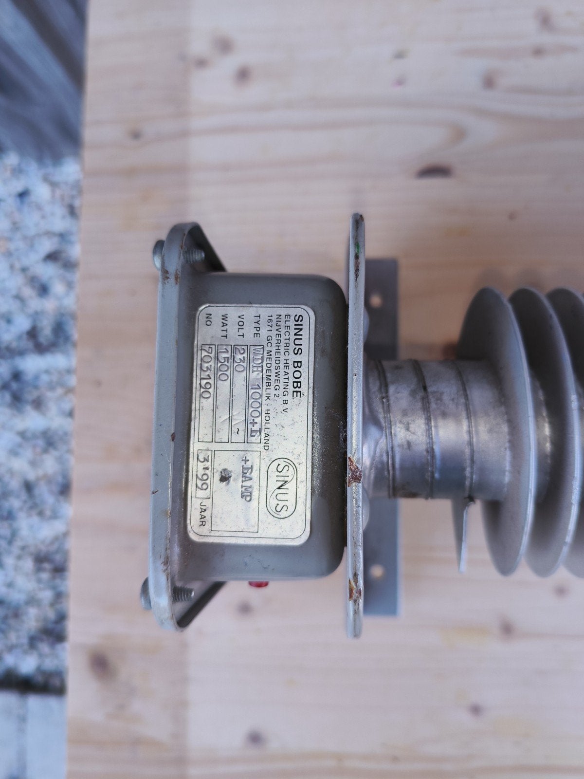 Sinus Bobe elektrische verwarming 1500W, Ophalen, Gebruikt