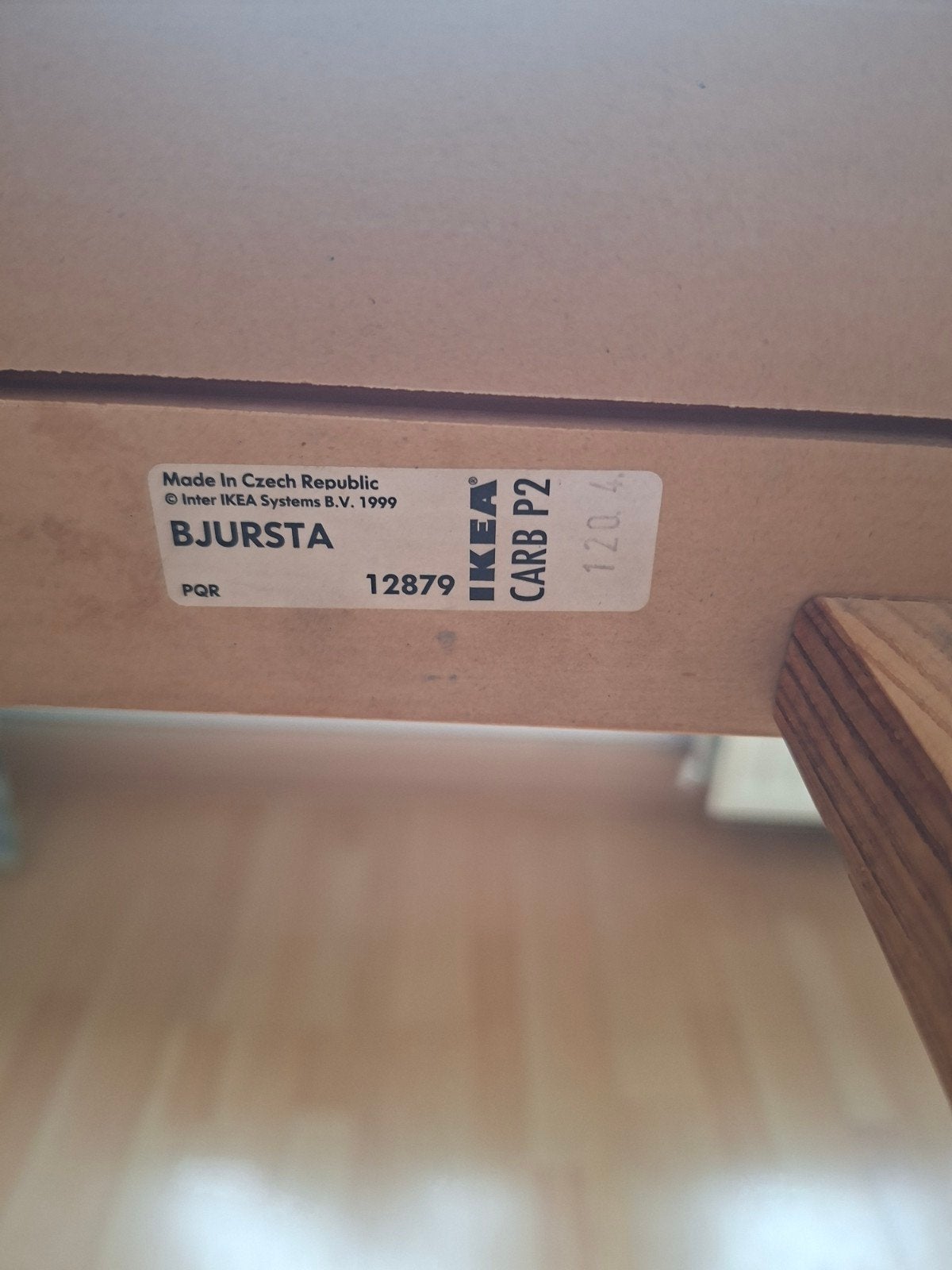 Foto 5 van IKEA Bjursta uitschuifbare eettafel wit