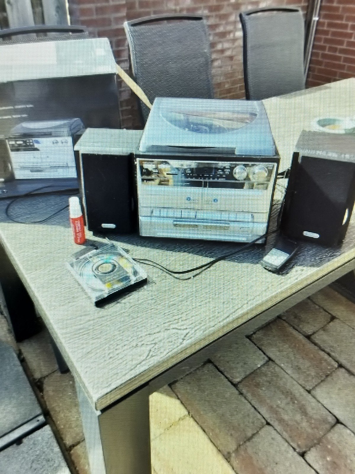 Stereo met Platenspeler, Ophalen, Gebruikt, Cassettedeck, Overige merken