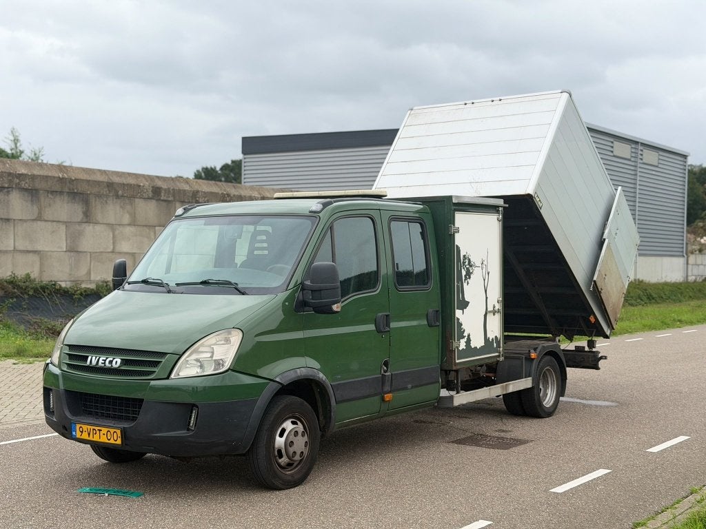 Iveco Daily 50c18 KIPPER dubble cabine, Stof, Iveco, Origineel Nederlands, Bedrijf