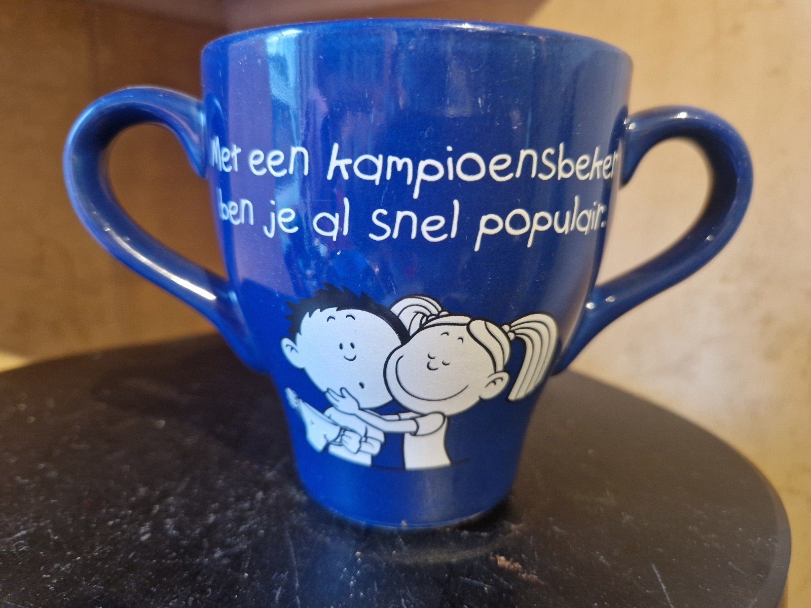 Blue Band mok, Ophalen of Verzenden, Zo goed als nieuw, Overige stijlen, Kop(pen) en/of Schotel(s)