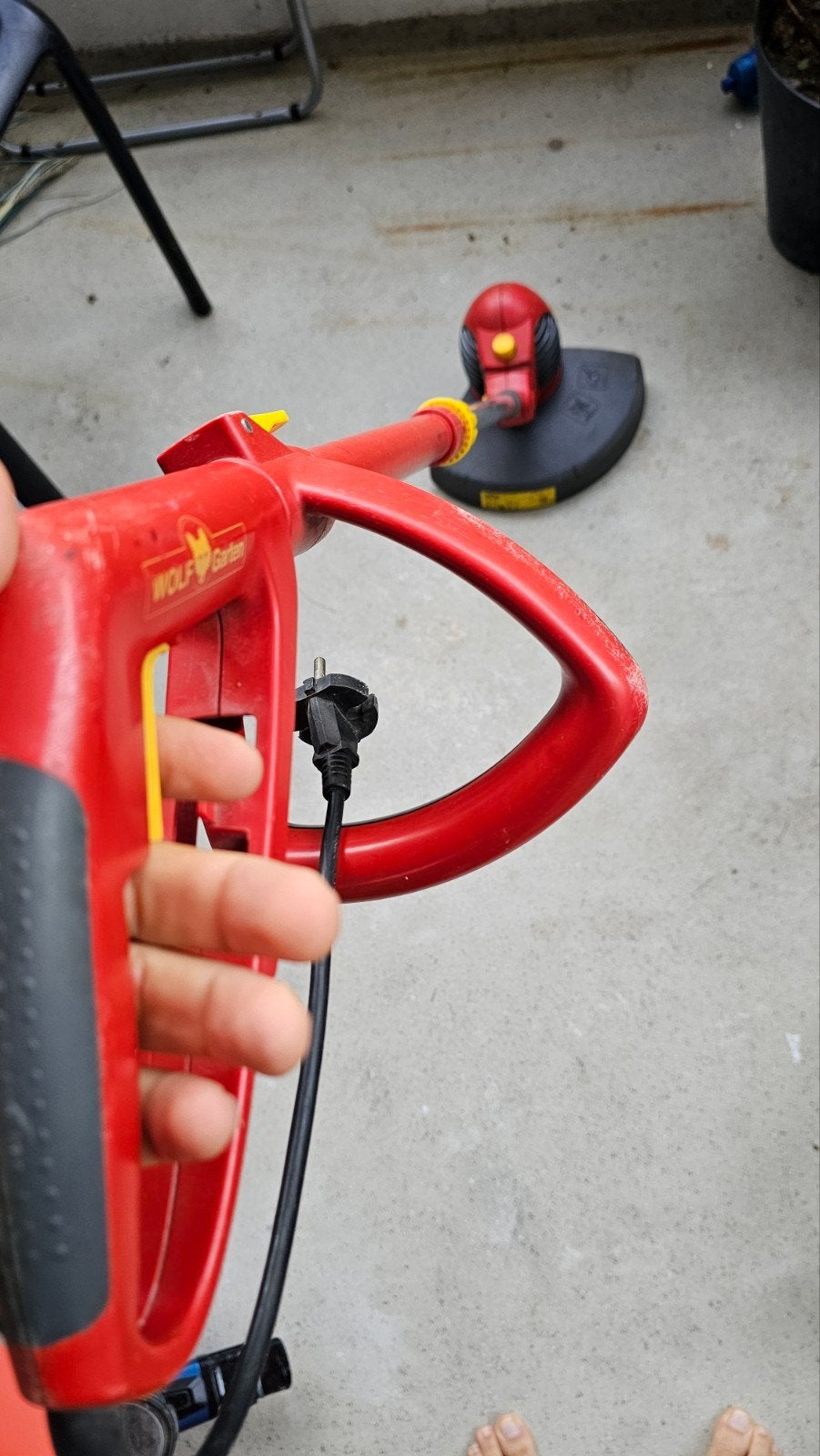 WOLF Garten GT 845 Elektrische Grastrimmer - Gebruikt, Tuin en Terras, Grastrimmers, WOLF Garten, Gebruikt, Ophalen of Verzenden
