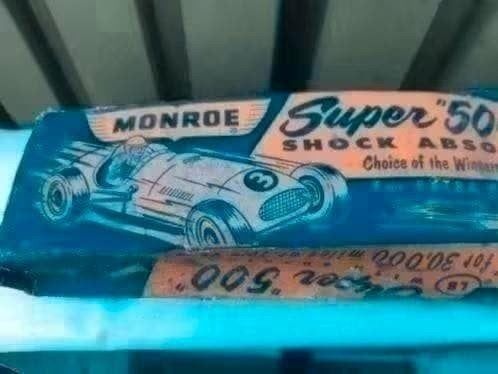 Antieke Monroe Super '50 Schokbreker Raceauto Verpakking, Verzamelen, Ophalen of Verzenden, Gebruikt, Formule 1