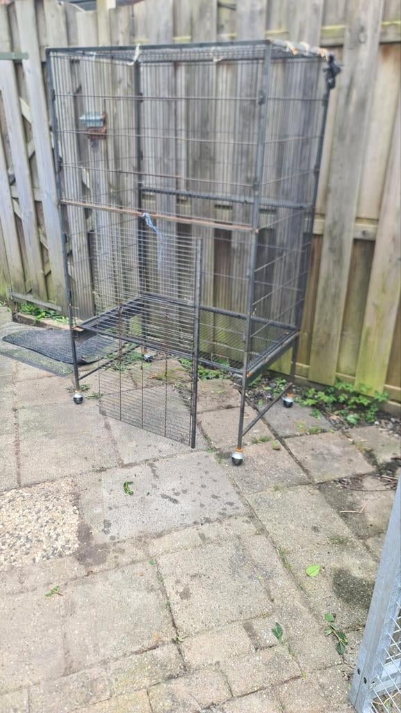Vogel kooi, Dieren en Toebehoren, Ophalen of Verzenden, Gebruikt, Metaal, Vogelkooi