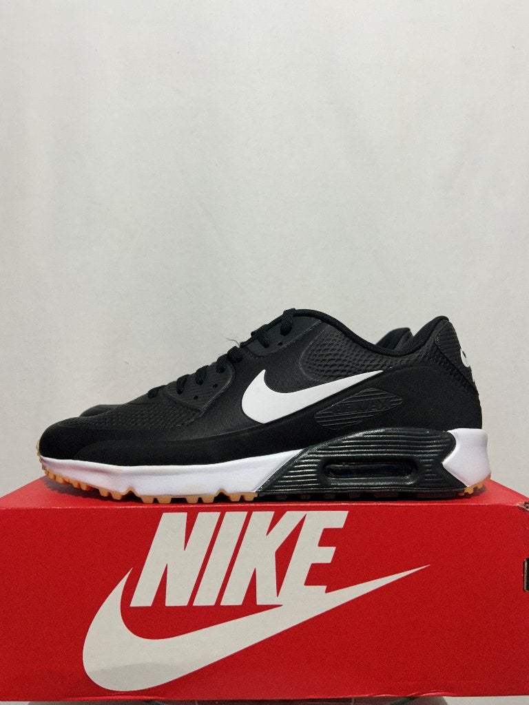 NIEUW IN DOOS! Maat 47,5 - Nike Air Max 90 Golf Black White