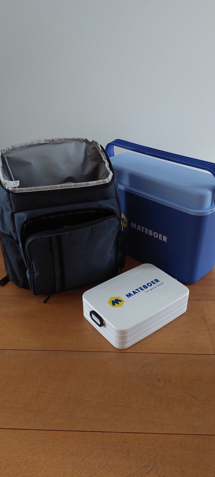 Set Koelbox,broodbakje Mepal en koeltas met Logo Mateboer., Ophalen, Nieuw, Koeltas, Koelelement