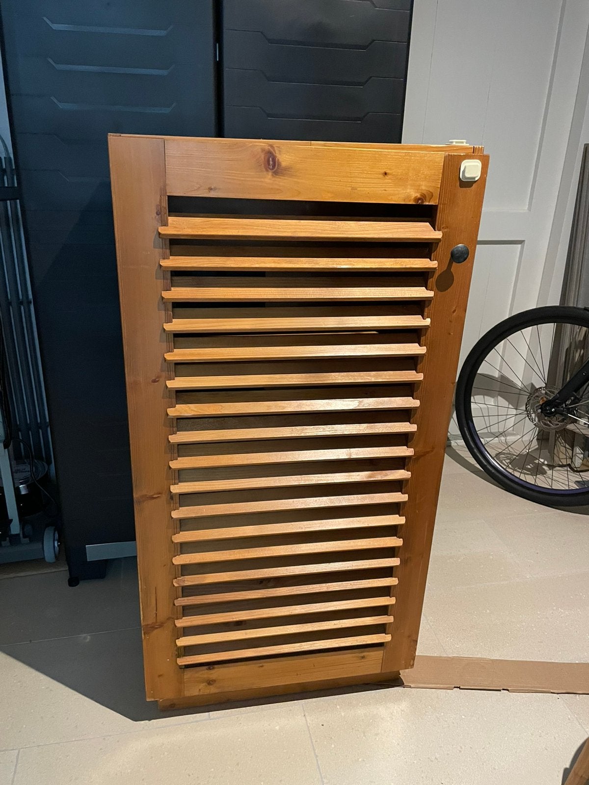 houten kast, Ophalen, Gebruikt