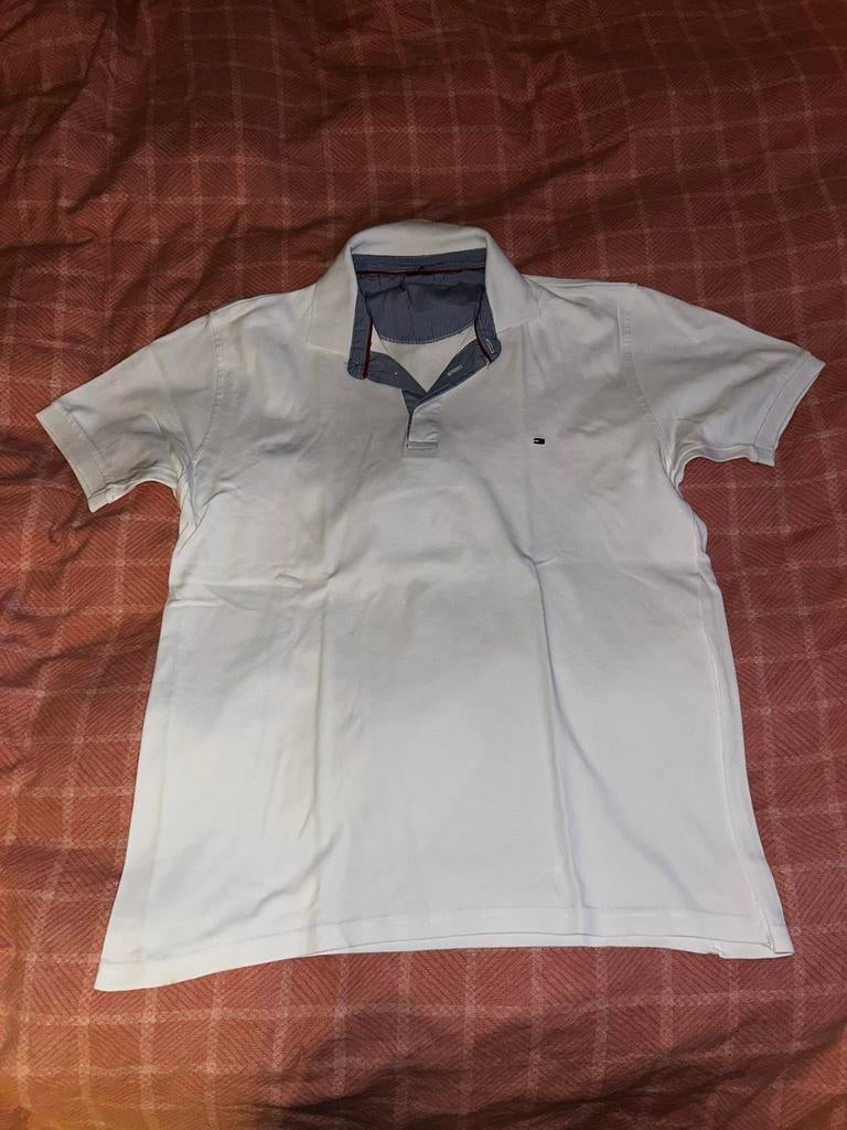 Tommy Hilfiger polo wit maat XL, Kleding | Heren, Polo's, Ophalen of Verzenden, Zo goed als nieuw, Maat 56/58 (XL), Wit