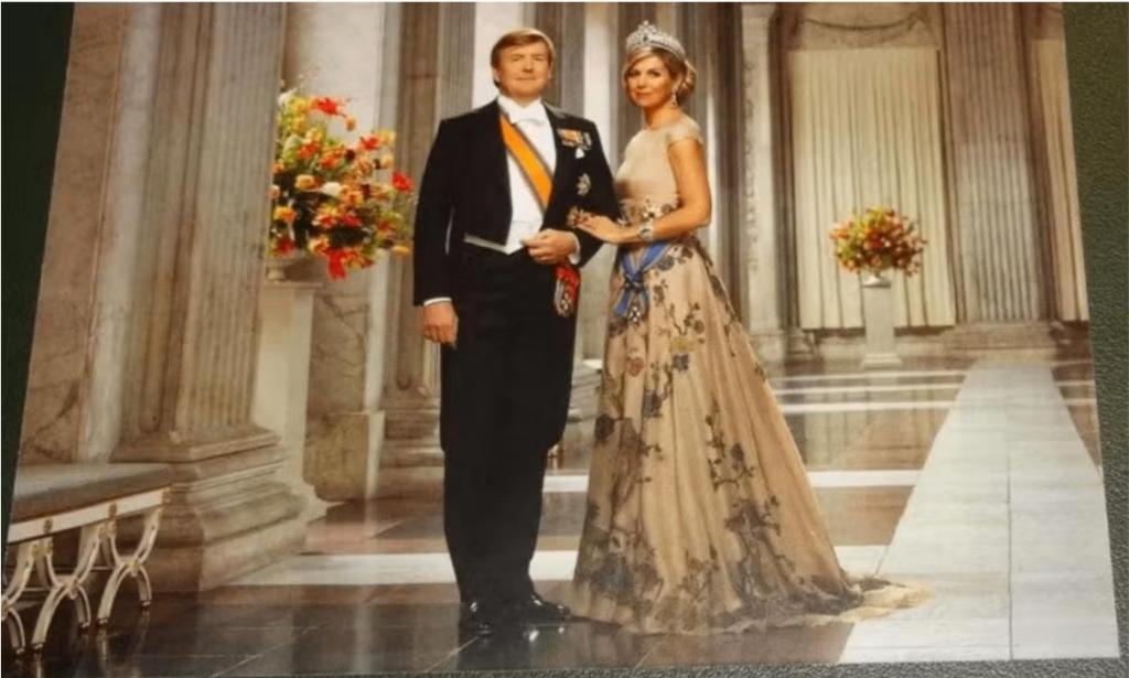 Koninklijke Huis - Willem-Alexander Maxima - Staatsieportret, Verzamelen, Verzenden, Nieuw, Nederland, Kaart, Foto of Prent