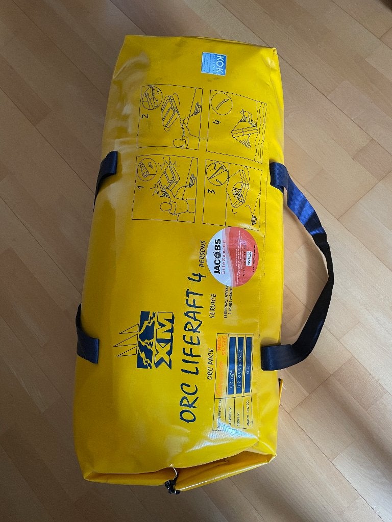 Reddingsvlot, Ophalen, Gebruikt, Overige typen