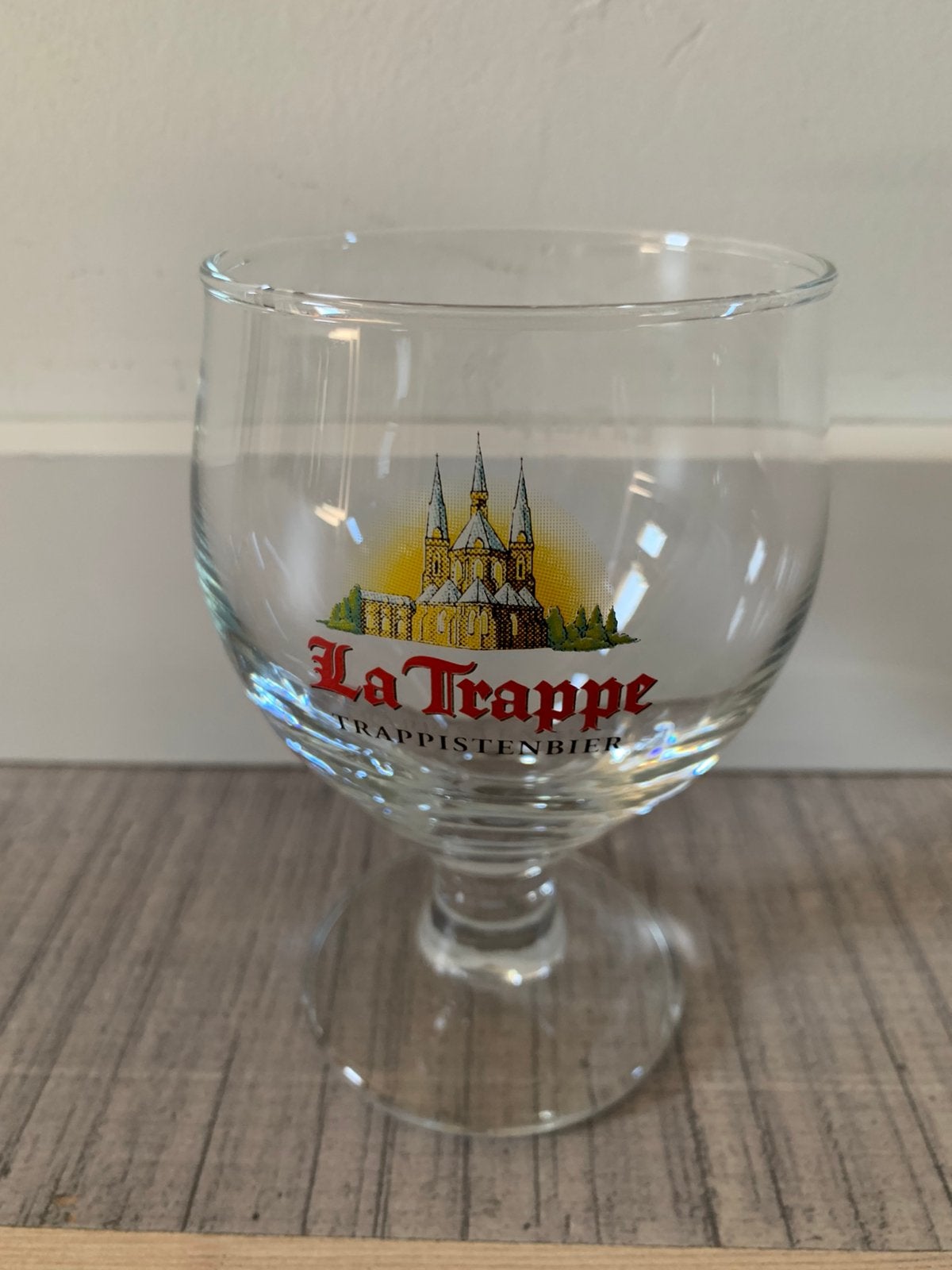 La trappe bierglas “la Trappe bierfestival”, Ophalen of Verzenden, Zo goed als nieuw, Glas of Glazen, La Trappe