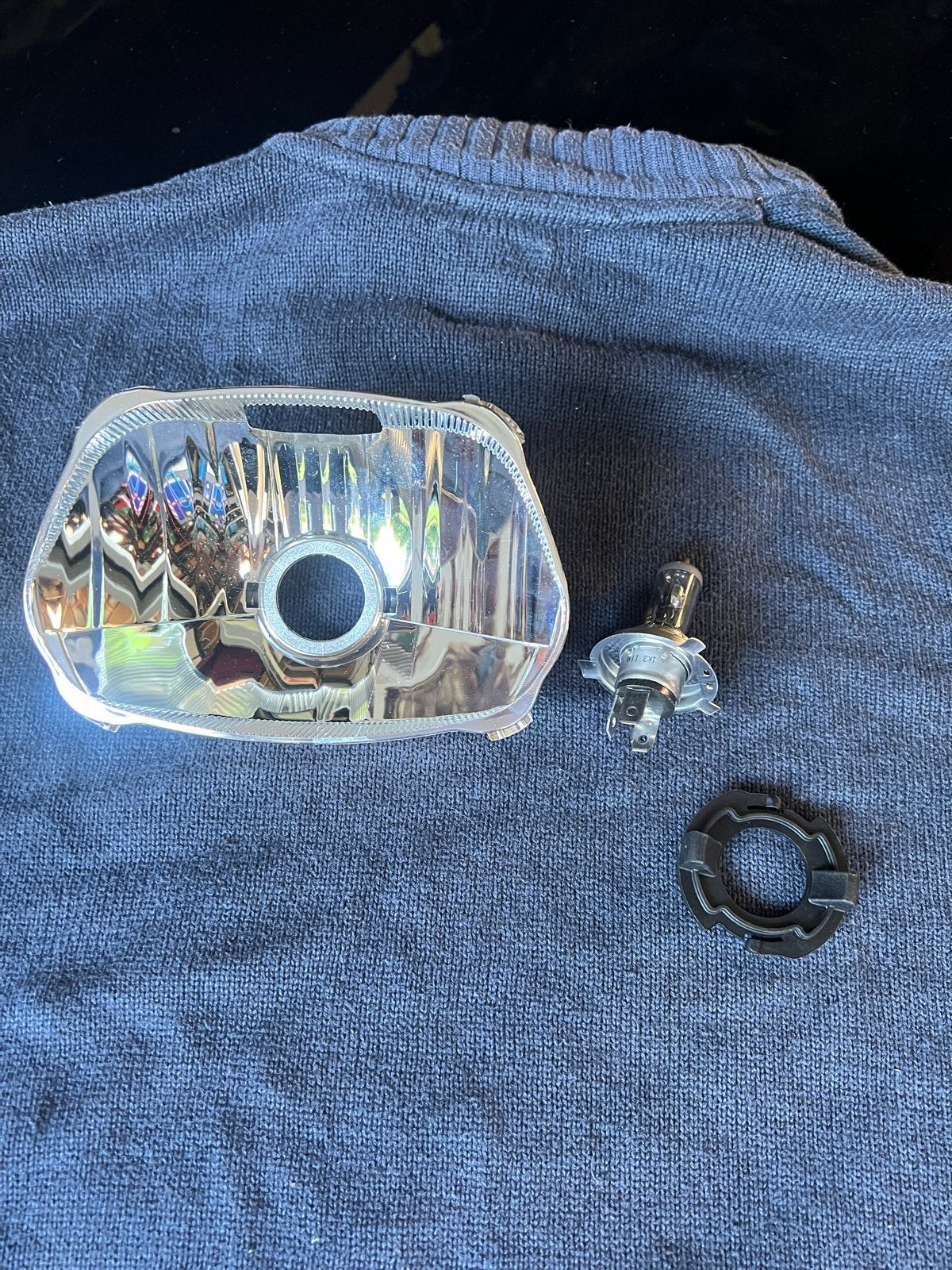 Vespa Sprint Koplamp met werkend lampje, Ophalen of Verzenden, Gebruikt, Koplamp, Vespa