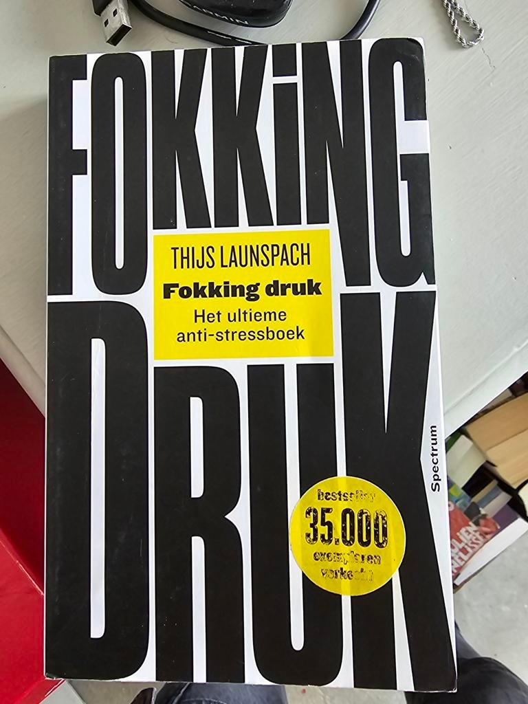 Fokking druk - Het ultieme anti-stressboek, Boeken, Ophalen of Verzenden