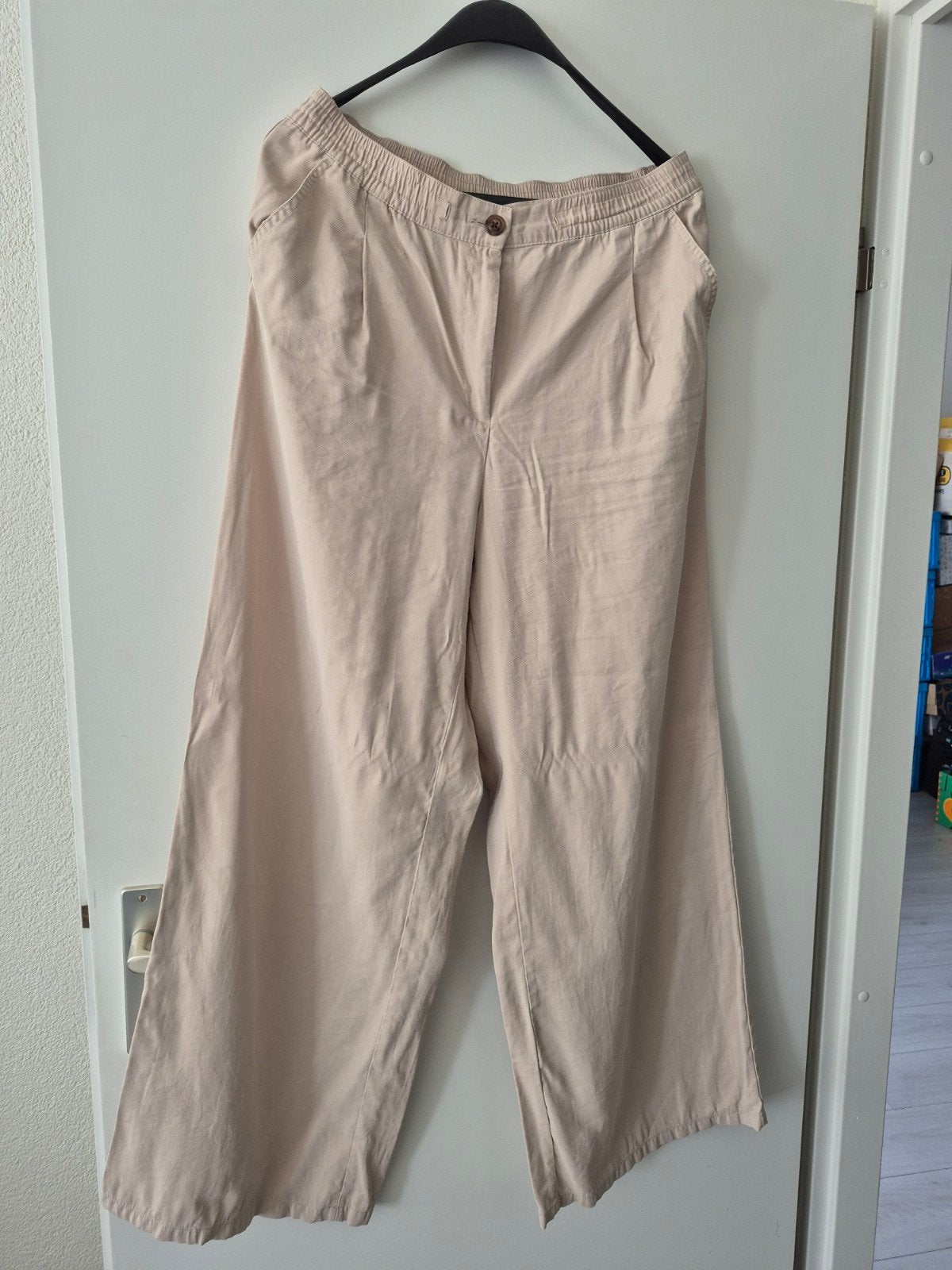 MS Mode Broek Maat 48 - Gedragen, Beige, Maat 46/48 (XL) of groter, Ophalen of Verzenden, MS Mode