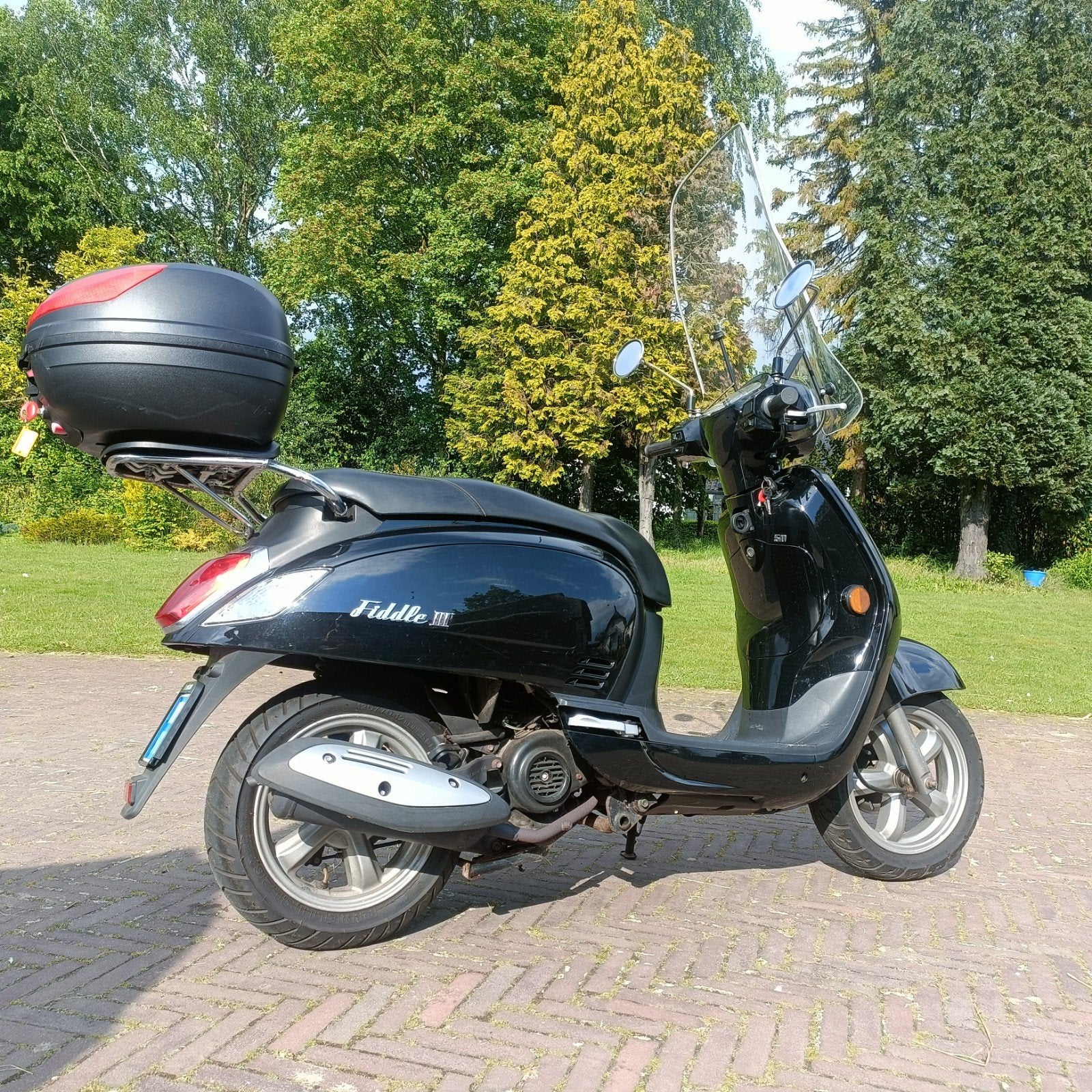 Sym Fiddle III 2015  km 12.500, Fietsen en Brommers, Scooters | SYM, Ophalen of Verzenden, Gebruikt, Fiddle