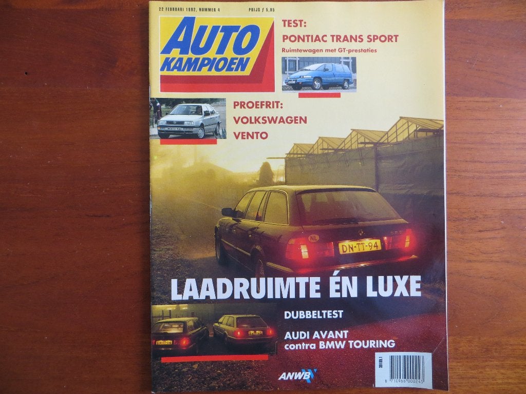Autokampioen 4 1992 Pontiac Trans Sport GT, Honda Prelude, Verzenden, Nieuw, Honda