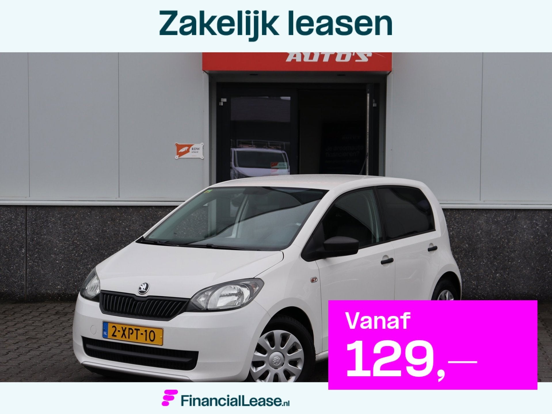 Skoda Citigo 1.0 Greentech Active Pro airco 4-deurs org NL, Voorwielaandrijving, Euro 5, Gebruikt, 840 kg