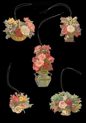 Geschenkhangers Bloemenmanden & Potten poezieplaatjes 1-218, Verzenden