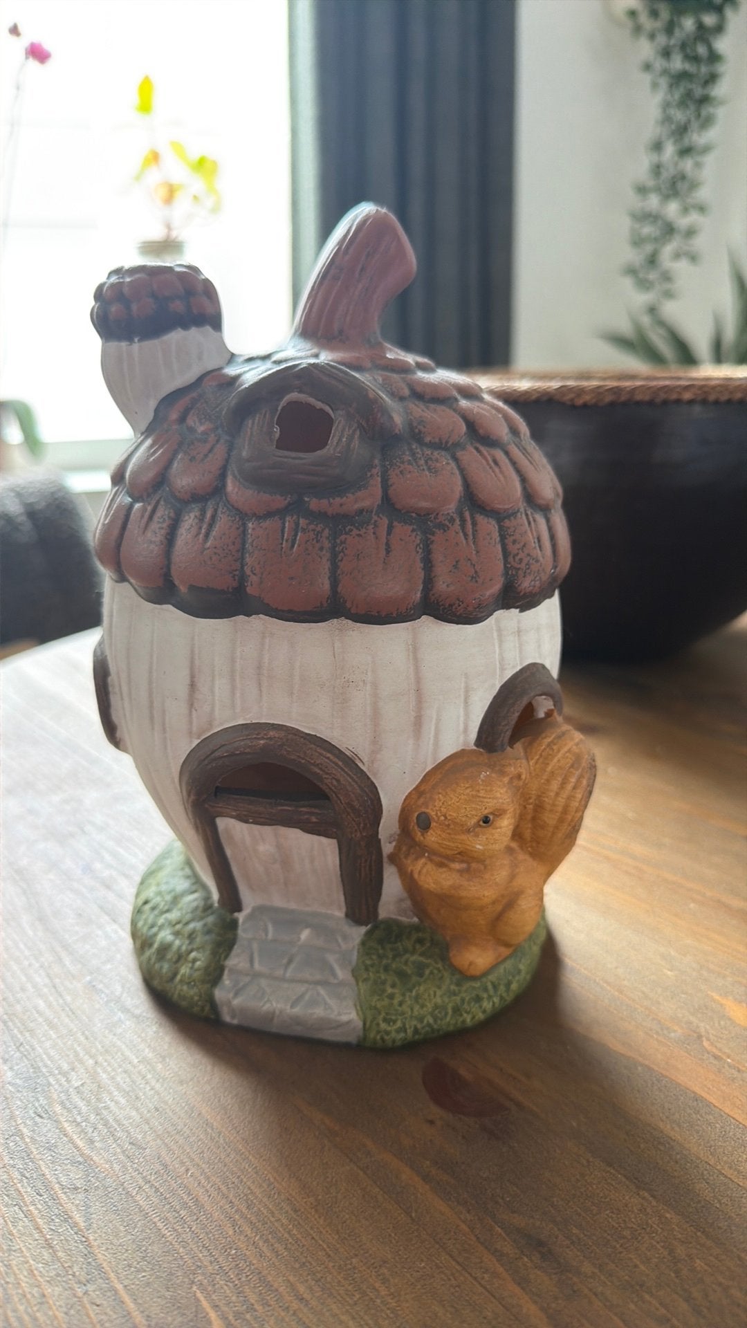 Decoratie eekhoornhuisje, Ophalen of Verzenden