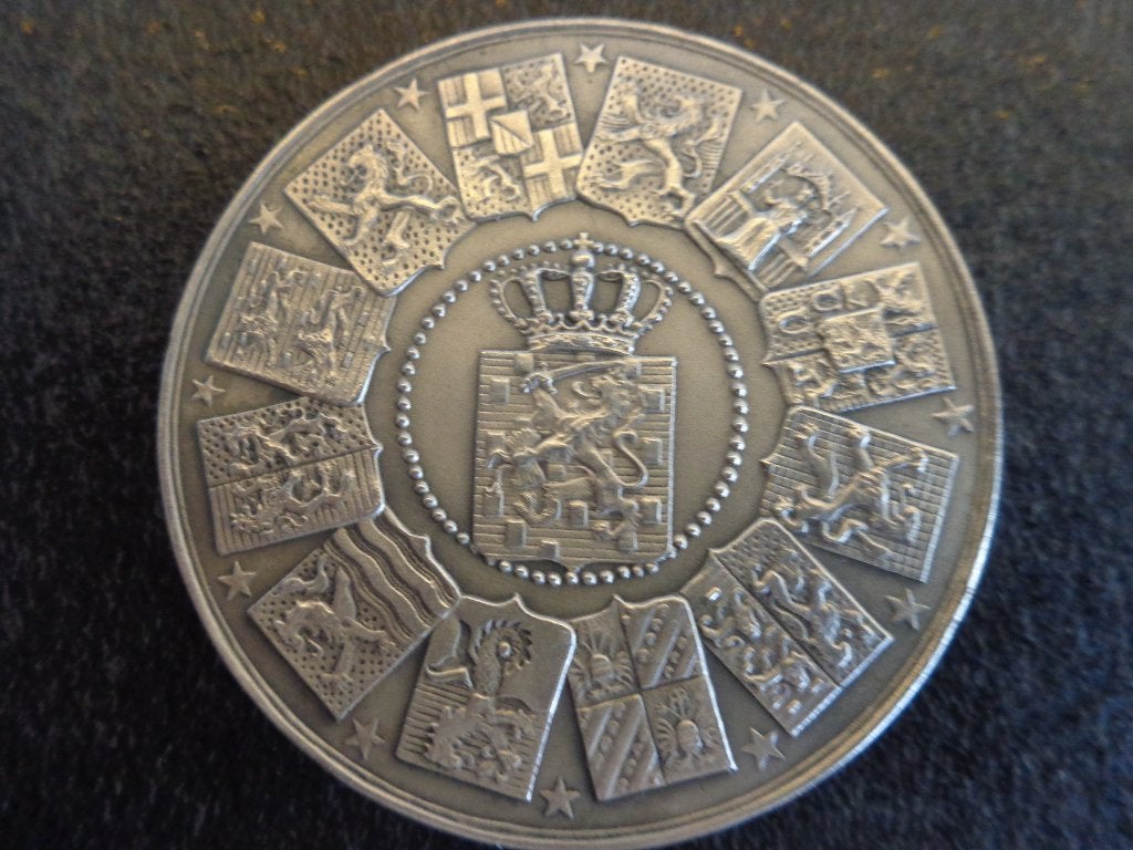Zilveren munt Onderlinge, ‘s Gravenhage 100 jaar, Koningin Beatrix, Zilver, Euro's, Ophalen of Verzenden