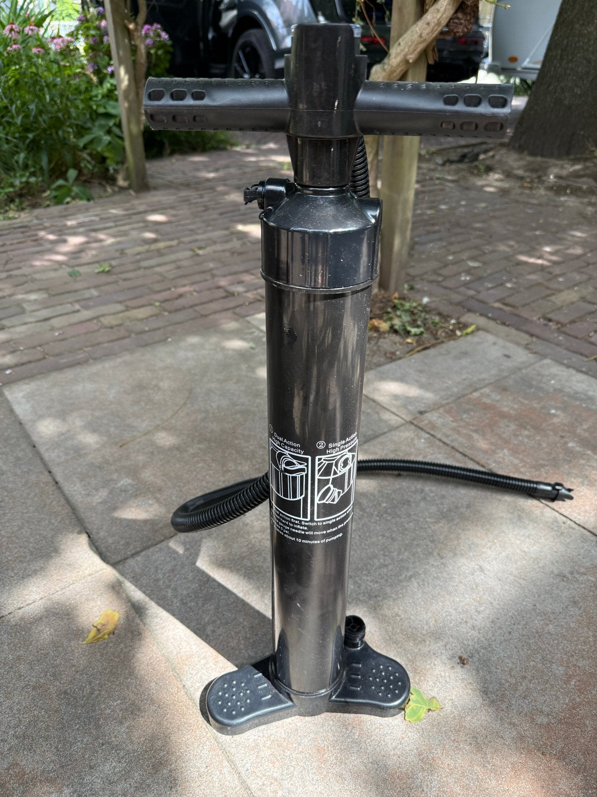 Handmatige SUP Pomp met Manometer, Ophalen of Verzenden, Gebruikt, Handmatig