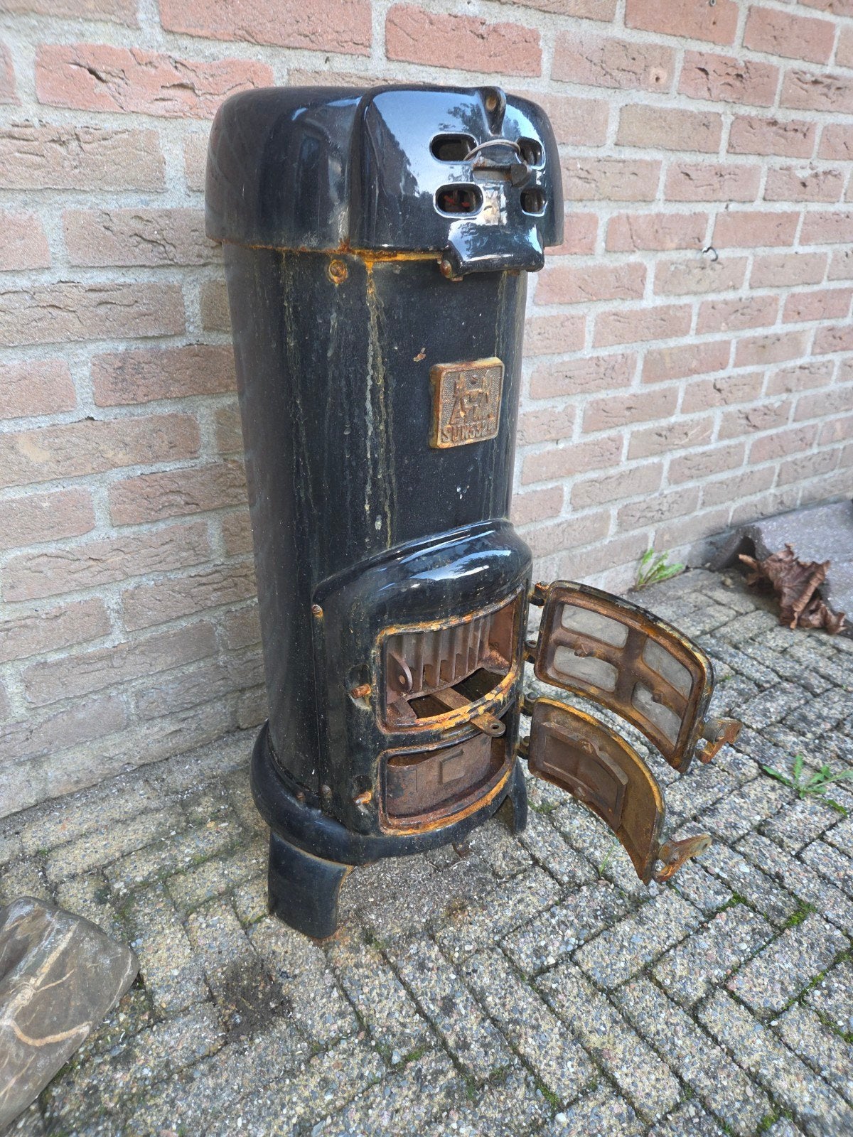 Antieke Atna Kolenkachel - Model SUN5324, Ophalen, Gebruikt, Overige brandstoffen, Vrijstaand