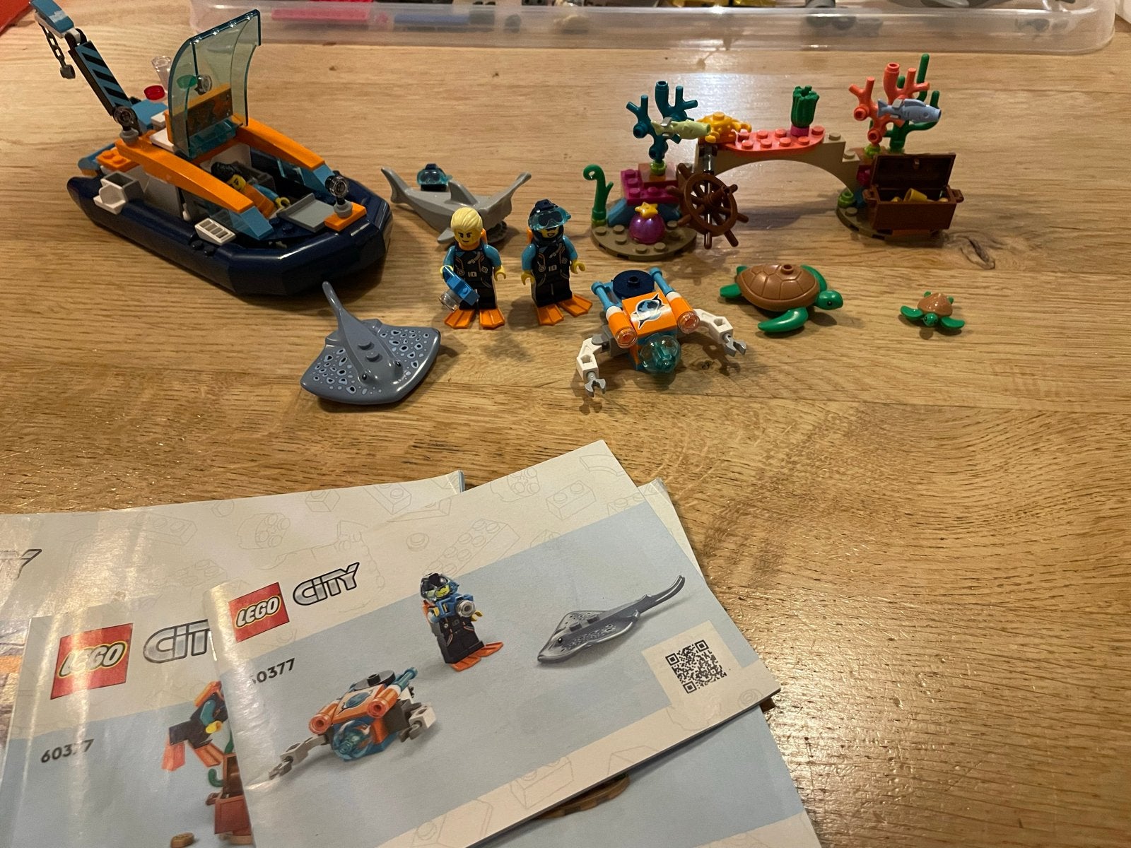 Complete LEGO City Oceaan Onderzoek Basis (60377), City, Lego, Inclusief instructies, Ophalen of Verzenden