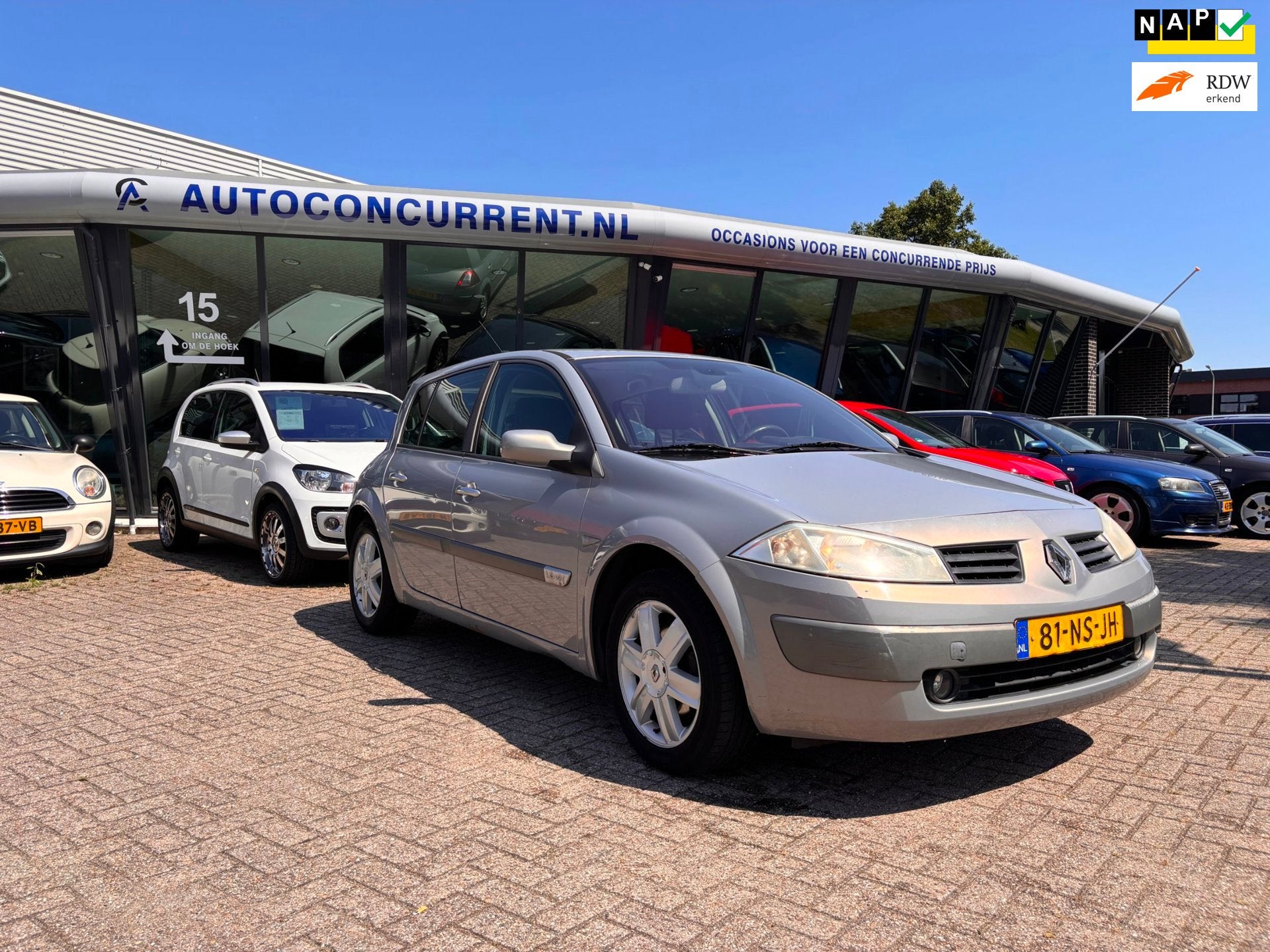 Renault Mégane 1.6-16V Dynamique Comfort Inruilkoopje., Voorwielaandrijving, 15 km/l, Gebruikt, 4 cilinders