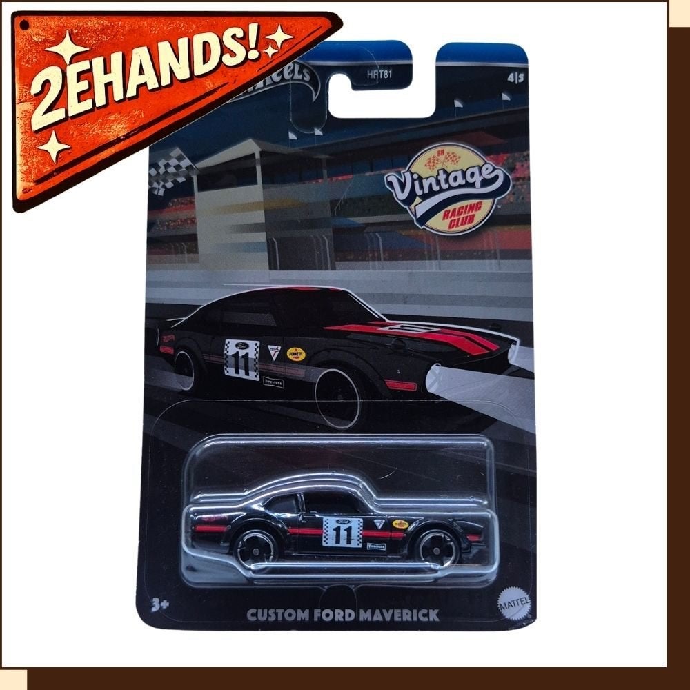 Hot Wheels Custom Ford Maverick #4/5 Vintage Racing Club, Mattel, Mattel, Ophalen of Verzenden, Zo goed als nieuw
