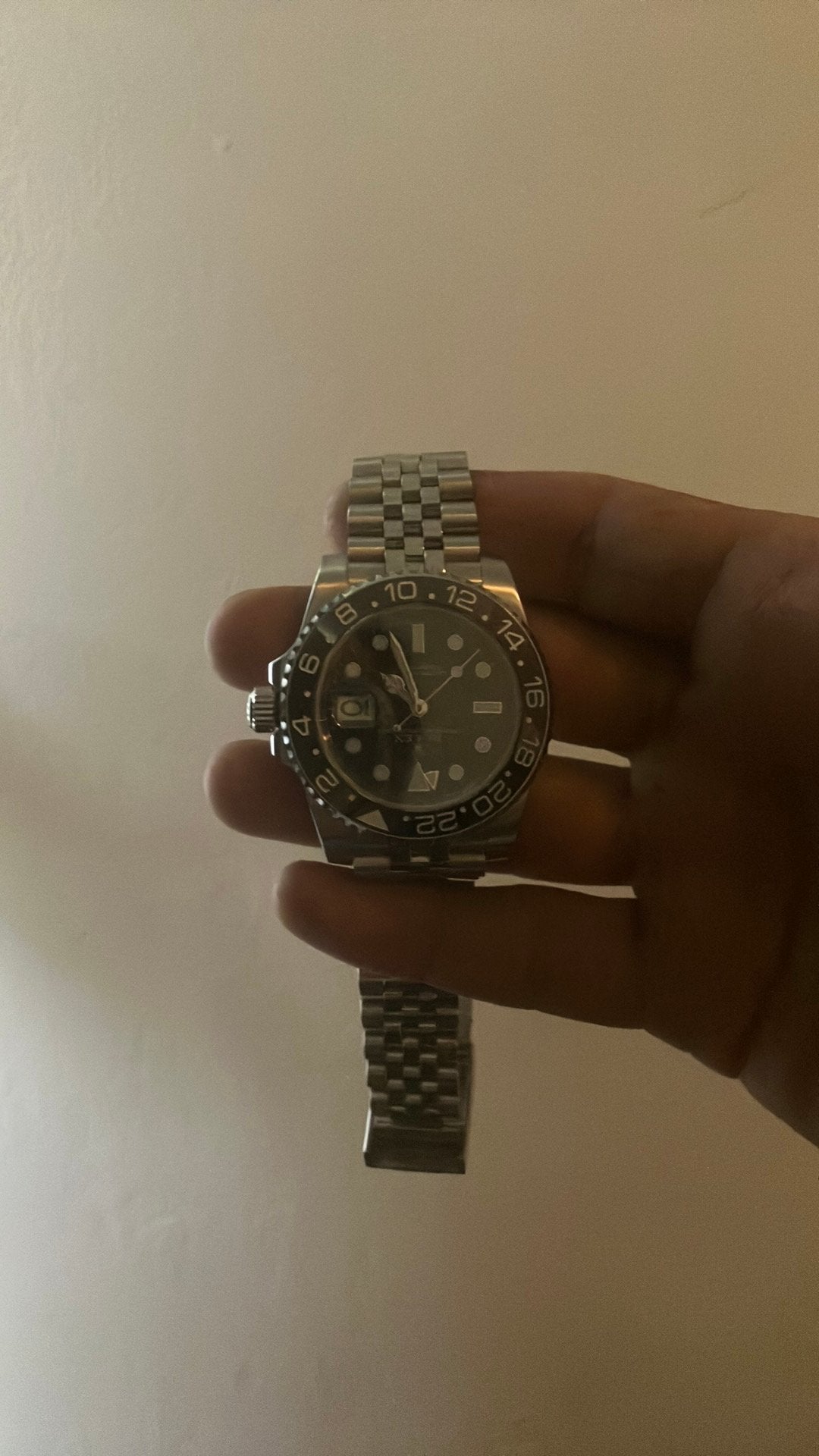 Rolex horloge ., Sieraden, Tassen en Uiterlijk, Broches, Ophalen, Zo goed als nieuw, Zilver, Overige materialen