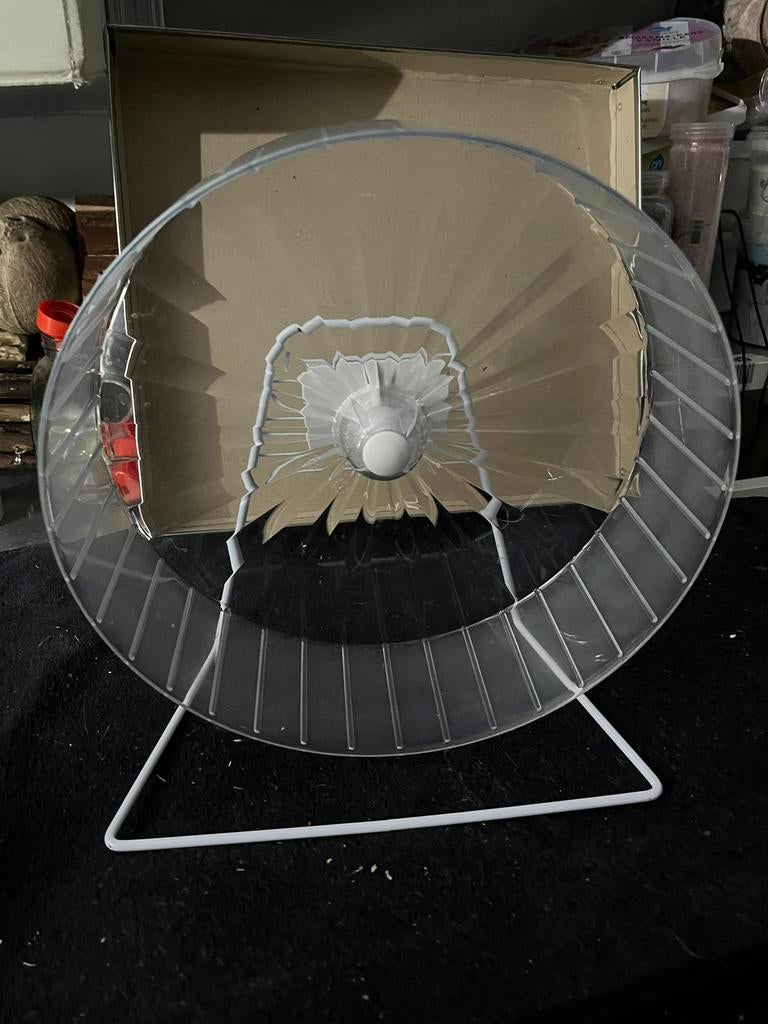 Nieuwe Ferplast hamstermolen transparant groot, Ophalen, Nieuw, Loopwiel of Rad