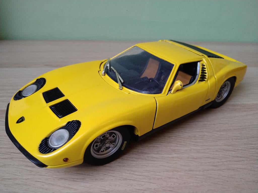 Lamborghini Miura Anson 1:18, Hobby en Vrije tijd, Modelauto's | 1:18, Zo goed als nieuw, Auto, Anson, Ophalen of Verzenden