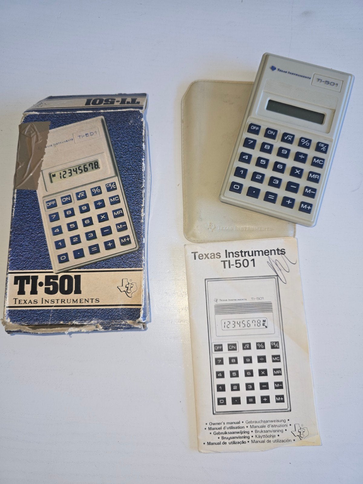 texas Instruments TI-501 jaren '80, Ophalen of Verzenden