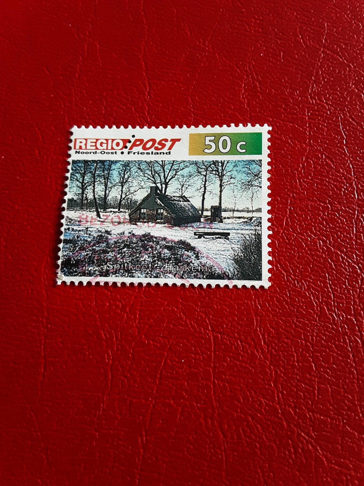 Regiopost.  Spitkeet bij Harkema  ( gest), Postzegels en Munten, Ophalen of Verzenden
