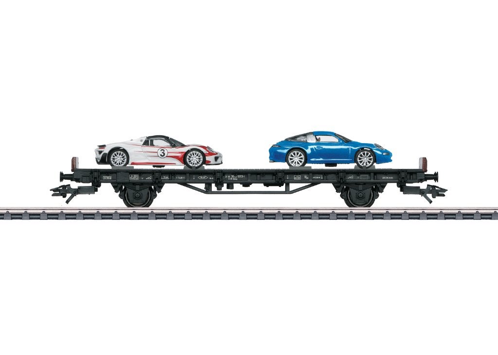 Marklin H0 45058 Autotransportwagen 70 jaar Porsche NIEUW, Wisselstroom, Ophalen of Verzenden, Märklin, Nieuw
