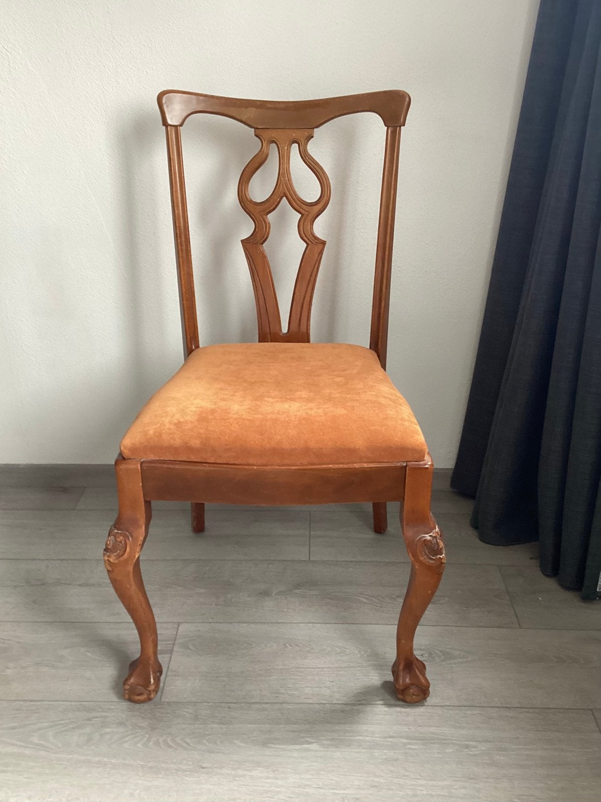 2 mooie brocante stoelen in Queen Ann style, Ophalen