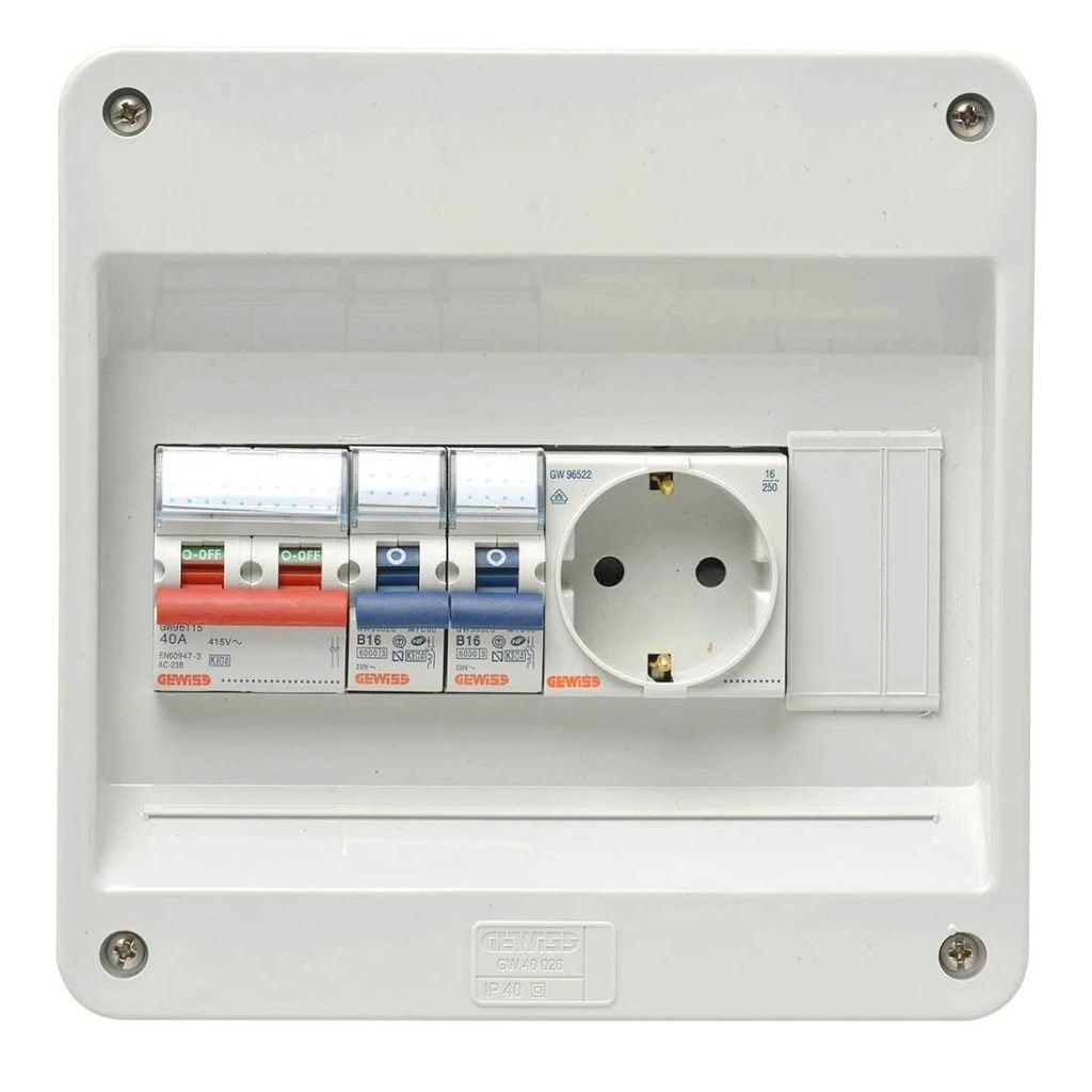 PV verdeler 1Fase 1hfd+2x16A - B kar+wcd, Verzenden, Nieuw