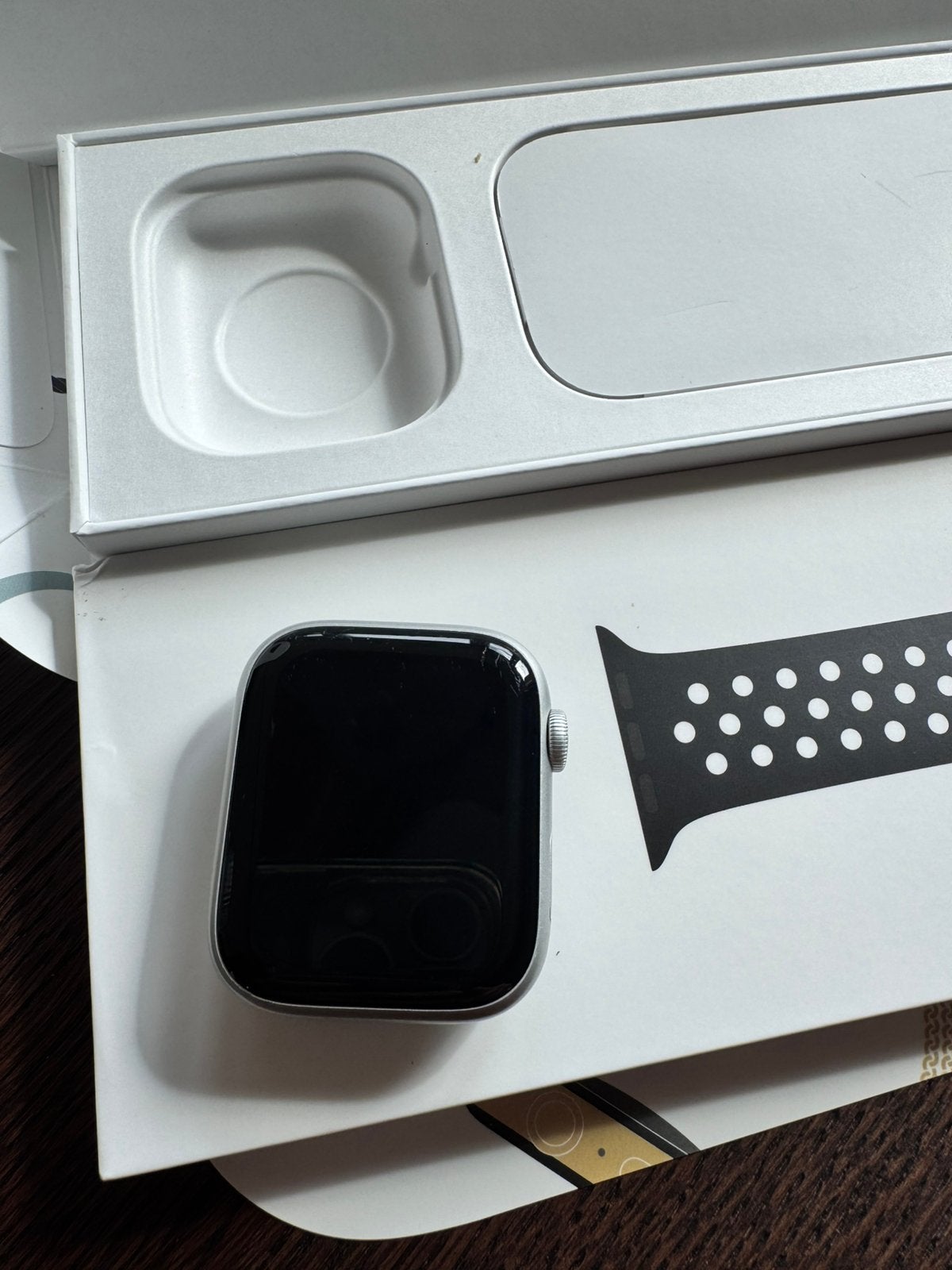 Apple Watch series 8, Sieraden, Tassen en Uiterlijk, Ophalen, Gebruikt, Zwart, IOS