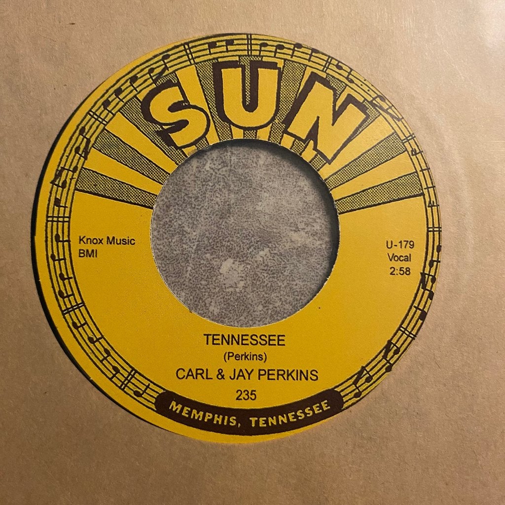 Rockabilly: Carl Perkins: Tennessee re, Overige genres, 7 inch, Ophalen of Verzenden, Zo goed als nieuw