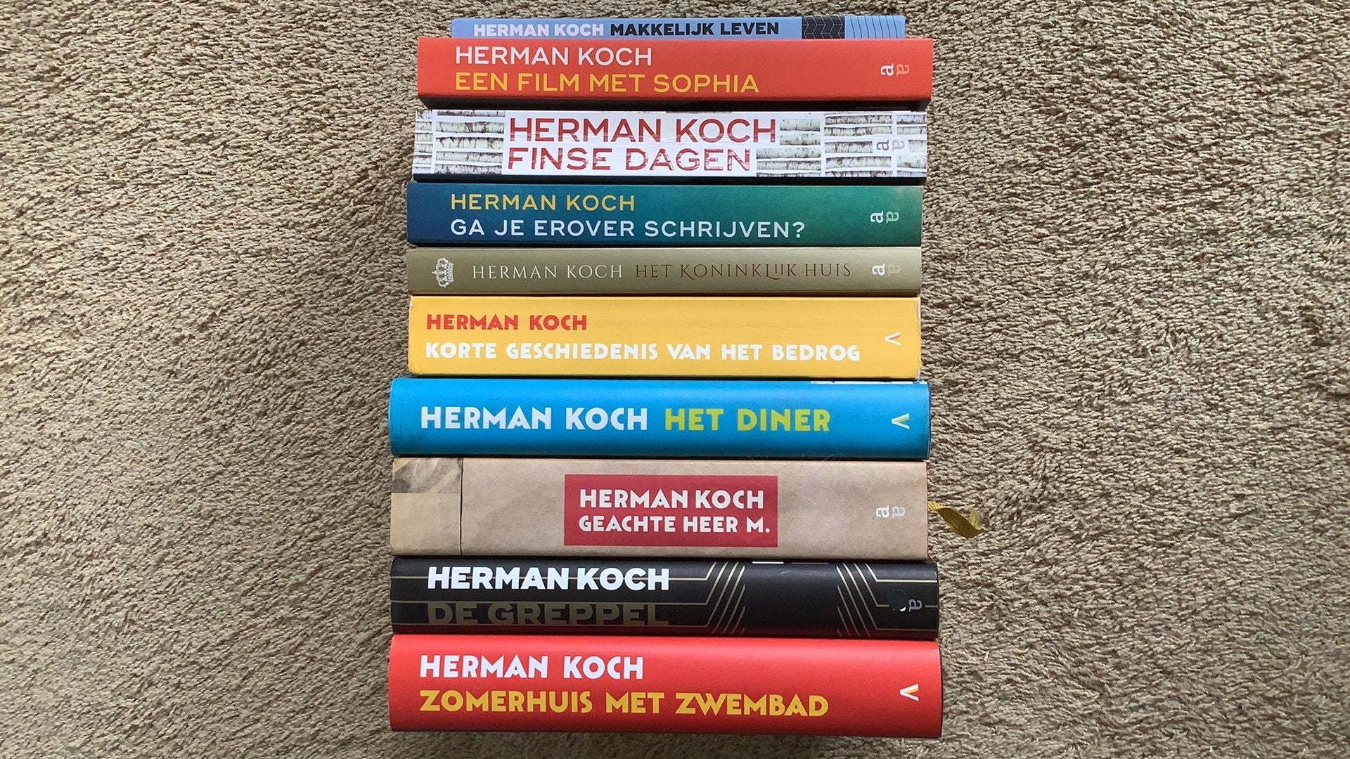 Herman Koch, 10x: Het diner - Finse dagen - Een film met, Ophalen of Verzenden, Zo goed als nieuw, Herman Koch, Nederland
