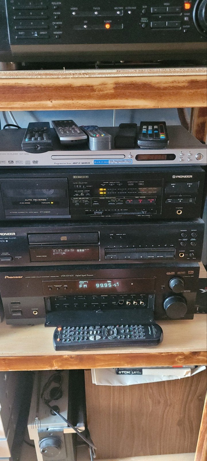 Pioneer Hifi Set met Afstandsbediening, Gebruikt, Pioneer, Tuner of Radio, Losse componenten