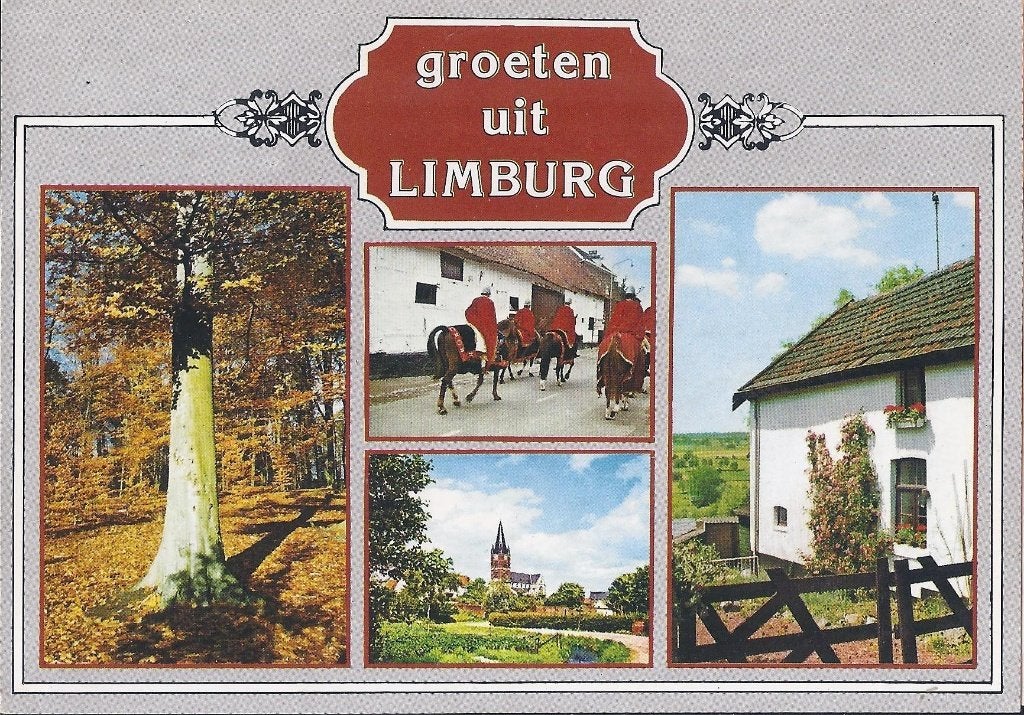 Limburg Gelopen Ansichtkaart ( A948 ), Ophalen of Verzenden, 1960 tot 1980, Gelopen, Limburg