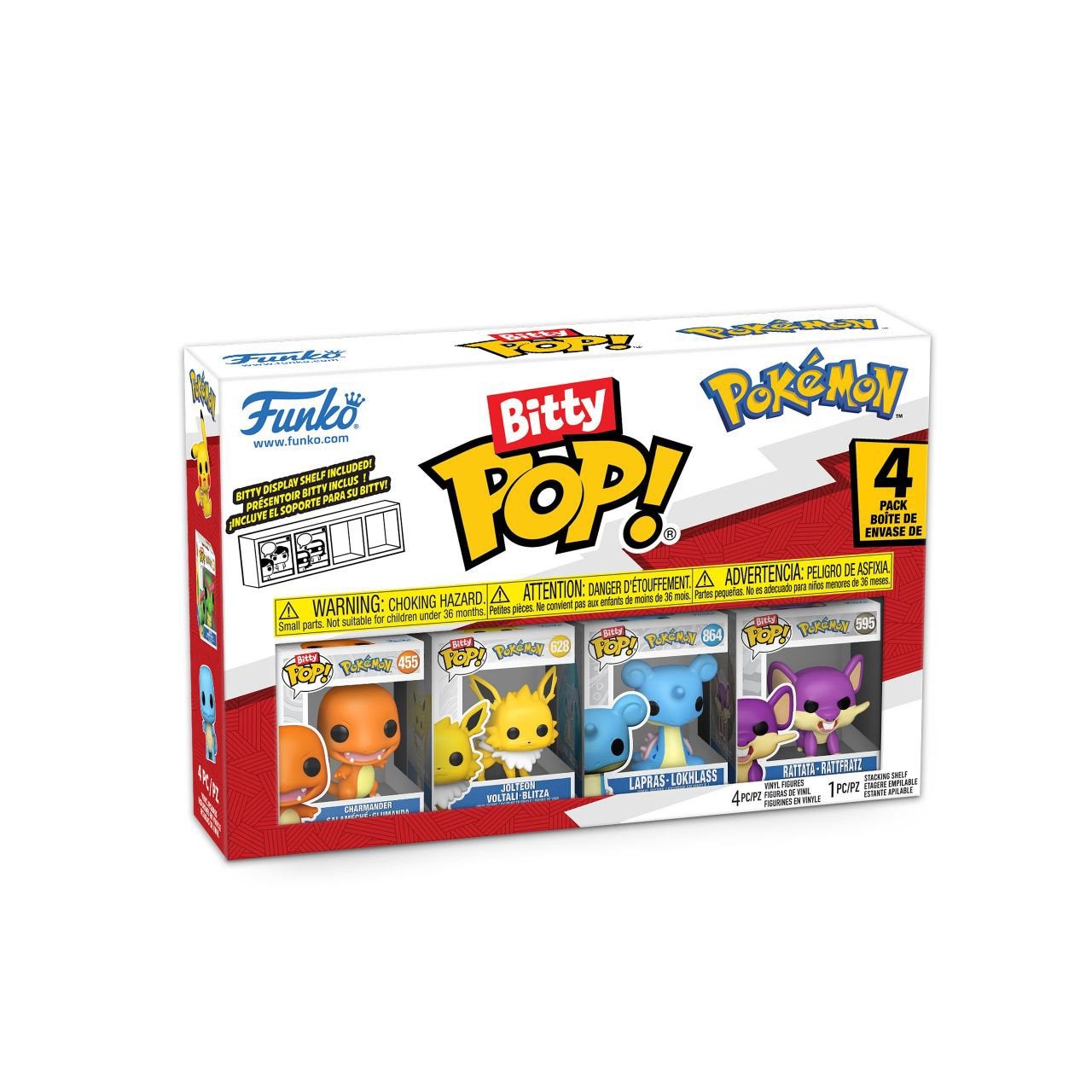 Charmander and Friends Funko Bitty Pop 4-Figure Set Series 2, Ophalen of Verzenden, Nieuw, Overige typen, Foil