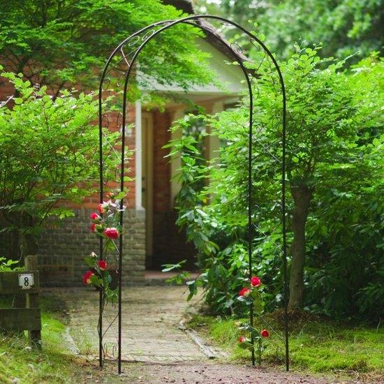 Nature Rozenboog H230x100x37cm decoratieve krullen - metaal, Nieuw, Ophalen of Verzenden, Recahaardhout@gmail.com, 7214pe